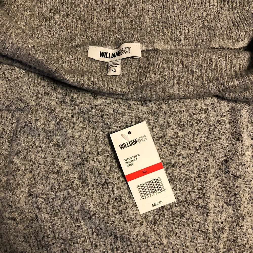π3/&20 NWT William Rast Gray Off The Shoulder Dress - Picture 6 of 8